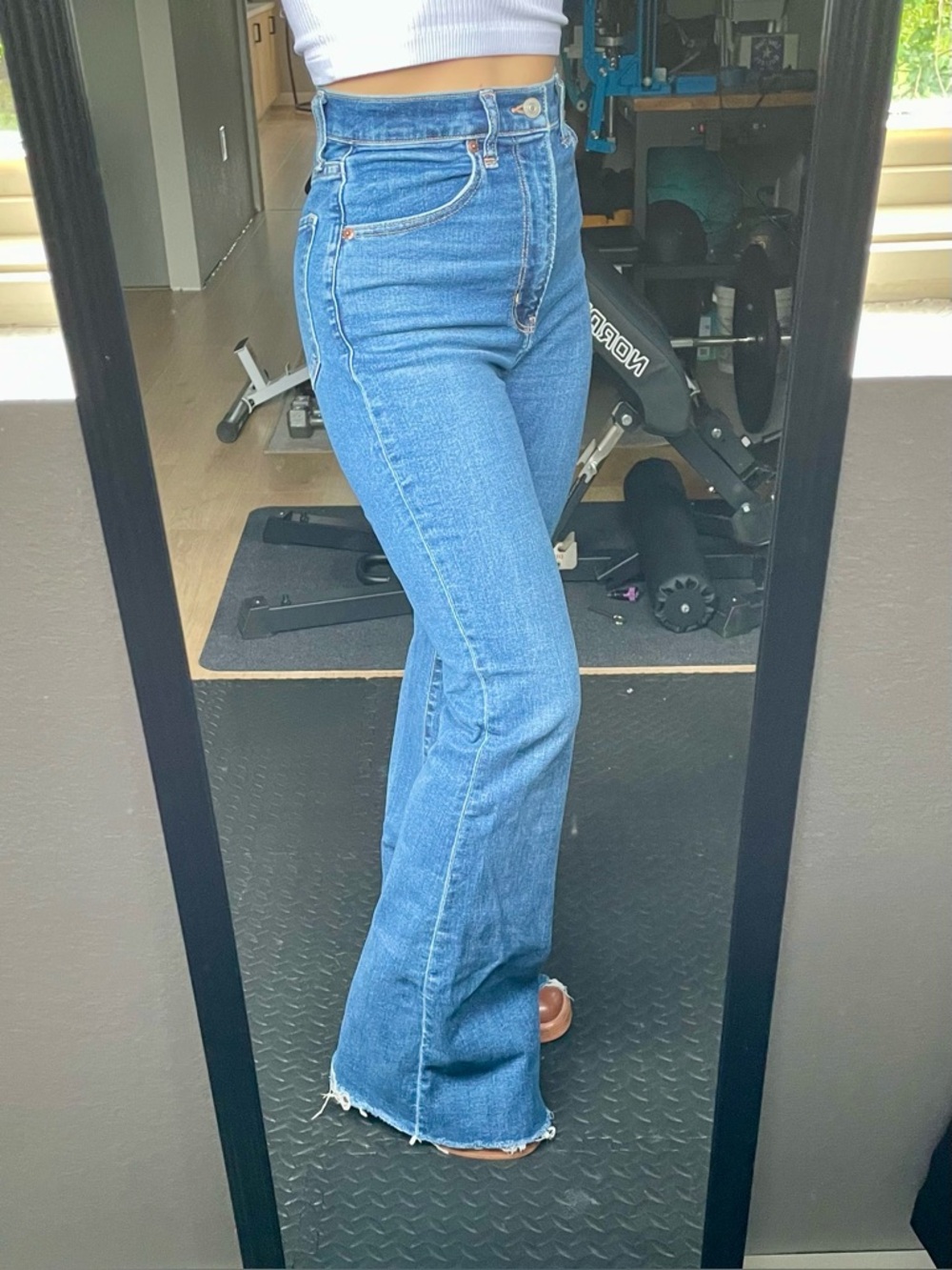 High-Rise Curve Love flare Jeans